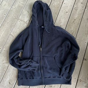 GAP navy zippered hoodie Mens size XL